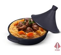 Tagine Cooking Pot, 28Cm - 4.2L- All Hob Compatible Including Induction, Non Stick Ceramic Chemical Free Coating