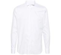 Tagliatore wingtip-collar cotton shirt - White 44