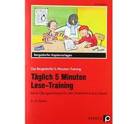 Taglich 5 Minuten Lese-Training - 3./4. Klasse:, Kirschbaum.