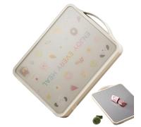 Tagliere in Acciaio Inossidabile - 16.34 pollici Tagliere Per Verdure Con Doppia Faccia | Da Cucina Compatti Per Escursionismo Viaggio Campeggio E Casa