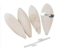 TAGMEIU Bird Cuttlebone Toys 4Pcs with 2 Holders Cuttlefish Bone for Parrots, Budgies, Finches - Beak Trimming Chew Toy, Calcium Supplement