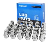 TAGMORE 24pcs M14x1.5 Lug Nuts - Compatible with 2015-2023 Ford F-150 / Expedition, Lincoln Navigator, One-Piece Design Factory Chrome Wheel Lug Nut Set