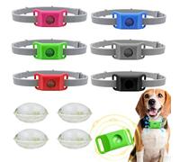 Tags for Dogs, 100% Natural Ingredients, 4 Months Long Lasting Protection, Fle-a and Tic-k Tags for Dogs, Fle-a Tag-s for Dog-s, Waterproof, Adjustable Size for Mud, Swim (1, Blue)