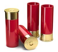 Tagtight Pack of 4 12 Gauge Shot Glasses, Shot Glass with Gift Box, Small Shot Cups for Whiskey Vodka Liquor, Wedding Party Gifts, 9.2 x 3.2 x 3.6 cm