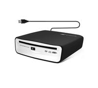 Tagtight Universal Portable Car External CD Player, Portable CD Player with Extra USB Extension Cable, Plugs Into Car USB Port, Laptop, TV for Android 4.0 and Above Navigation
