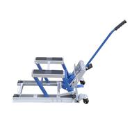 Tagtuell 1500lbs Motorcycle Lift ATV Jack, ATV Scissor Lift Jack, Portable Motorcycle Lift Table with 4 Wheels, Hydraulic Hoist Stand Garage Repair Stand for MotorBike