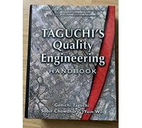 Taguchi's Quality Engineering Handbook