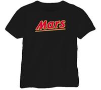 TAGUIHBE Mars Chocolate Lover Candy Bar Cute Food T Shirt Black XL