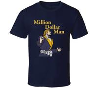 TAGUIHBE Million Dollar Man Ted DiBiase Retro Wrestling T Shirt Black XL