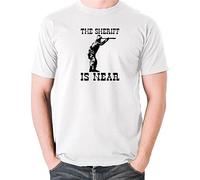 TAGUIHBE The Sheriff is Near - T Shirt White XXL