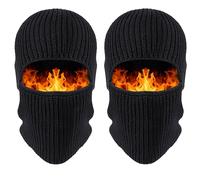 TAGVO Balaclava Ski Mask Thermal - One Cap for Two Purposes, Beanie Hat Motorcycle Full Face Mask Hood Hat Neck Warmer for Helmet, Multifunctional Breathable Windproof Balaclava Cap for Outdoors