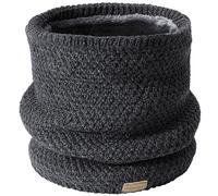TAGVO Fleece Neck Warmer Thermal Snoods Unisex, Fleece Snood Thick Winter Cold Weather, Windproof Knitted Circle Scarf for Cycling Motocycle Sports for Men Women Motorcycle Skiing,Grey