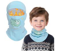 TAGVO Kids Thermal Balaclava, Boys Girls Multifunctional Breathable Lightweight Full Face Mask, Multiple Cute Designs Anti UV Cycling Balaclava Ski Mask, Snood Hood Hat Under Helmet For Children