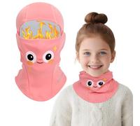 TAGVO Kids Thermal Balaclava, Boys Girls Multifunctional Breathable Lightweight Full Face Mask, Multiple Cute Designs Anti UV Cycling Balaclava Ski Mask, Snood Hood Hat Under Helmet For Children