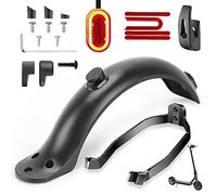 TAGVO Rear Fender Bracket & Tail Light & Mudguard & Front Hook & Reflective Strap for Xiaomi M365 / M365 Pro Electric Scooter Replacement Accessory with Screws, Caps