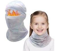 TAGVO Thermal Balaclava Full Face Mask for Kids, Outdoor UV Protection Elastic Brethable Lightweight U Shaped Gradient Coloured Balaclava Cycling Ski Mask, Hat Under Helmet Winter Boys and Girls