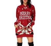 TAGVO Unisex 3D Printed Casual Christmas Jumpers 3D Graphic Pullover Ugly Funny Xmas Long Sleeve Hoodies or Crewneck Sweatshirts for Men and Women