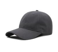 TAGVO XXL Baseball Caps Unisex Large Running Sports Cap Oversize Cotton Dad Cap Classic Adjustable Baseball Cap Golf Tennis Hat for Big Heads Dark Grey