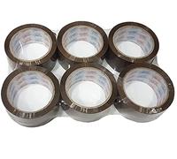TAHA 6 Rolls PER Pack 48MM X 66M Brown Packaging Tape for PARCELS and Boxes. This 6 Rolls Pack of Heavy Duty Brown Packing Tape Provides A Strong, Secure and Sticky Seal for Your Boxes