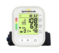 TAHA® Digital Automatic Blood Pressure Monitor Meter Upper Arm Intellisense 180 Memory (White BP Machine)