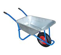 TAHA ® Wheelbarrow Metal Heavy Duty 100L Barrow Garden Builders Pneumatic Tyre.