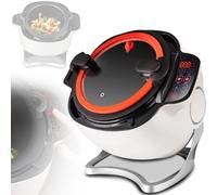 TAHALI 6L Automatic Cooking Machine, Multi-Function Stir-Fry Machine Cooker,2000W Electric Stir Fry Pot,360° Rotating and 3D All-Round Heating,for Home Restaurant