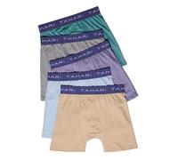 Tahari Boys' 5-Pack Cotton Boxer Briefs, Bristol Blue