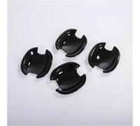 TAHDP Car Door Handle Covers Stickers for Skoda for Yeti 2009-2017 Outside Side Front and Rear Door Handle Protector Cover Outer Door Handle Covers(Black,Handle Bowl)