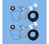 TAHDP Motorcycle Carburetor Repair Kit For Shadow VT1100 VT 1100 2 Sets Diaphragm Float Cut-off Valve Carb Rebuild Part Set