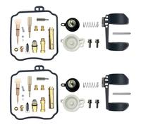 TAHDP Motorcycle Carburetor Repair Kit For V-STAR DRAGSTAR XVS650 Rebuild Float Diaphragm Aircut Throttle Screw Set Parts Part Set(Color 5)