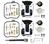 TAHDP Motorcycle Carburetor Repair Kit For V-STAR DRAGSTAR XVS650 Rebuild Float Diaphragm Aircut Throttle Screw Set Parts Part Set(Color 6)