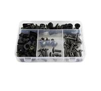 TAHDP Motorcycle Fairing Bolts Screw For FSC600A Silver Wing 2001-2018 Cowling Full Washers Speed Nuts Clips Kit Steel Fairing Fixing Screws(Titanium)