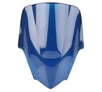 TAHDP Motorcycle Fairing Deflectors Windproof Double Bubble WindScreen Windshield For FZ1S FZ1 FZ-1 1000 S 2006-2011 Front Shield Screen(BLUE)