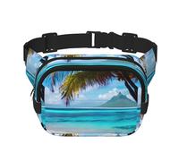 Tahiti Beach Unisex Fashion Waist Packs, Stylish Fanny Packs for Workouts, Running, Traveling, and Hiking