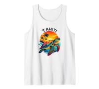 Tahiti French Polynesia/Sea Turtle Tahiti Tank Top