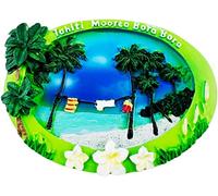 Tahiti Moorea Bora Bora France French Polynesia Magnet Fridge Refrigerator Magnet Decoration Sticker Souvenir Resin Crafts Kitchen Whiteboard