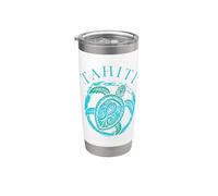 Tahiti Sea Turtle French Polynesia Diving Vacation Souvenir Stainless Steel Insulated Tumbler