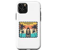 Tahiti Surfing Palms Beach Sun Polynesia Teahupoo Pacific Case for iPhone 11 Pro