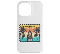 Tahiti Surfing Palms Beach Sun Polynesia Teahupoo Pacific Case for iPhone 14 Pro Max
