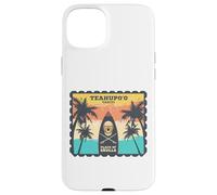 Tahiti Surfing Palms Beach Sun Polynesia Teahupoo Pacific Case for iPhone 15 Plus