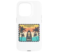 Tahiti Surfing Palms Beach Sun Polynesia Teahupoo Pacific Case for iPhone 15 Pro