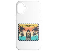 Tahiti Surfing Palms Beach Sun Polynesia Teahupoo Pacific Case for iPhone 16 Plus