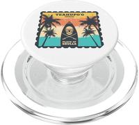 Tahiti Surfing Palms Beach Sun Polynesia Teahupoo Pacific PopSockets PopGrip for MagSafe