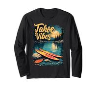 Tahoe Vibes Lake Tahoe Scenic Reflection Long Sleeve T-Shirt