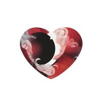Tai Chi Abstract Pattern Pattern Car Air Fresheners 6 Pcs Heart Shape Hanging Aromatherapy Tablets Scented Fresheners For Bedroom Bathroom
