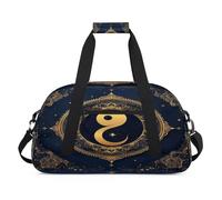 Tai Chi Art Duffel Bags for Women Men Kids Girls Boys Overnight Weekender Travel Bag 24L Sport Gym Duffel Bag Practice Tote Carry Bag