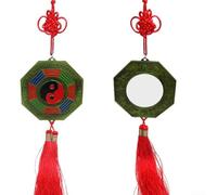 Tai Chi Bagua Mirror Pendant for Home and Car A Feng Shui Essential for Wealth and Luck