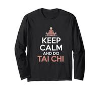 Tai Chi Body Mind Wellness Meditation Keep Calm and Do Long Sleeve T-Shirt