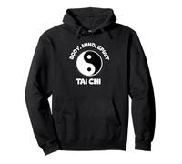 Tai Chi Body Mind Wellness Meditation Ying Yang Spiritual Pullover Hoodie