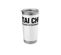 Tai Chi Breathe in Confidence Stainless Steel Insulated Tumbler